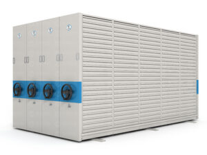 ZY-A-09 - Manual Compact Flat File Cabinet with Louvered Panels for Engineering Drawing & Blueprint Storage