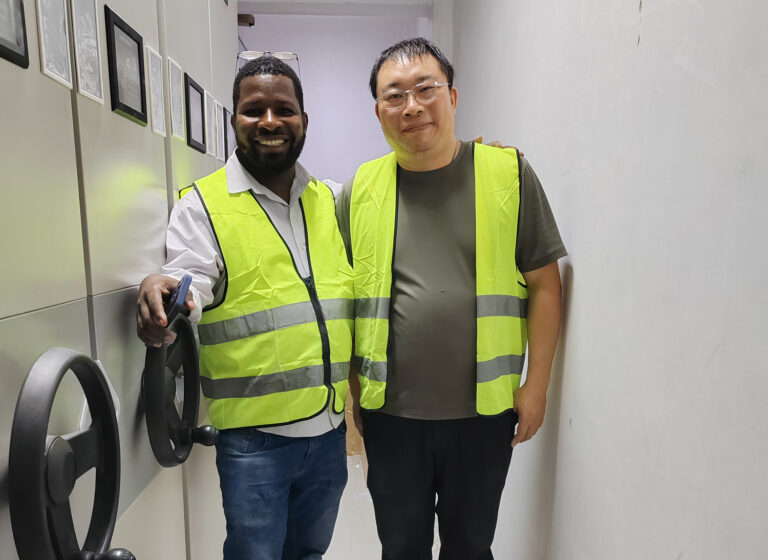 Tanzania dense shelving installation site